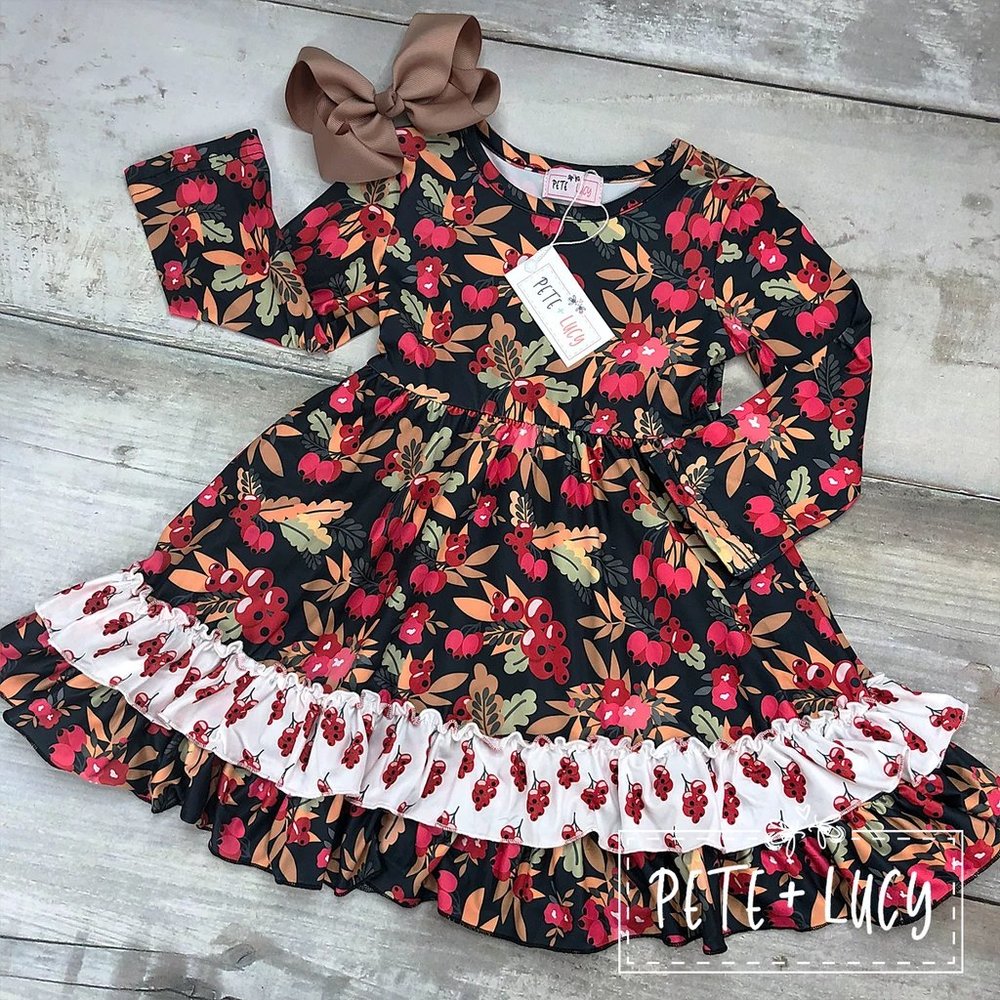Girl's Fall Dress - Picture 2 of 2